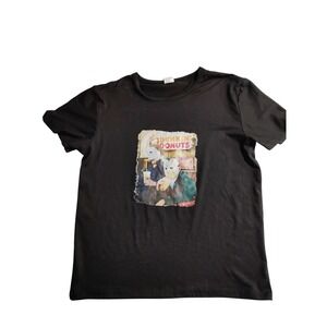 Mens Graphic T Shirt Michael Myers Jason Voorhees Dunkin Donuts Horror Movie Tee